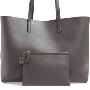 ysl tote grey